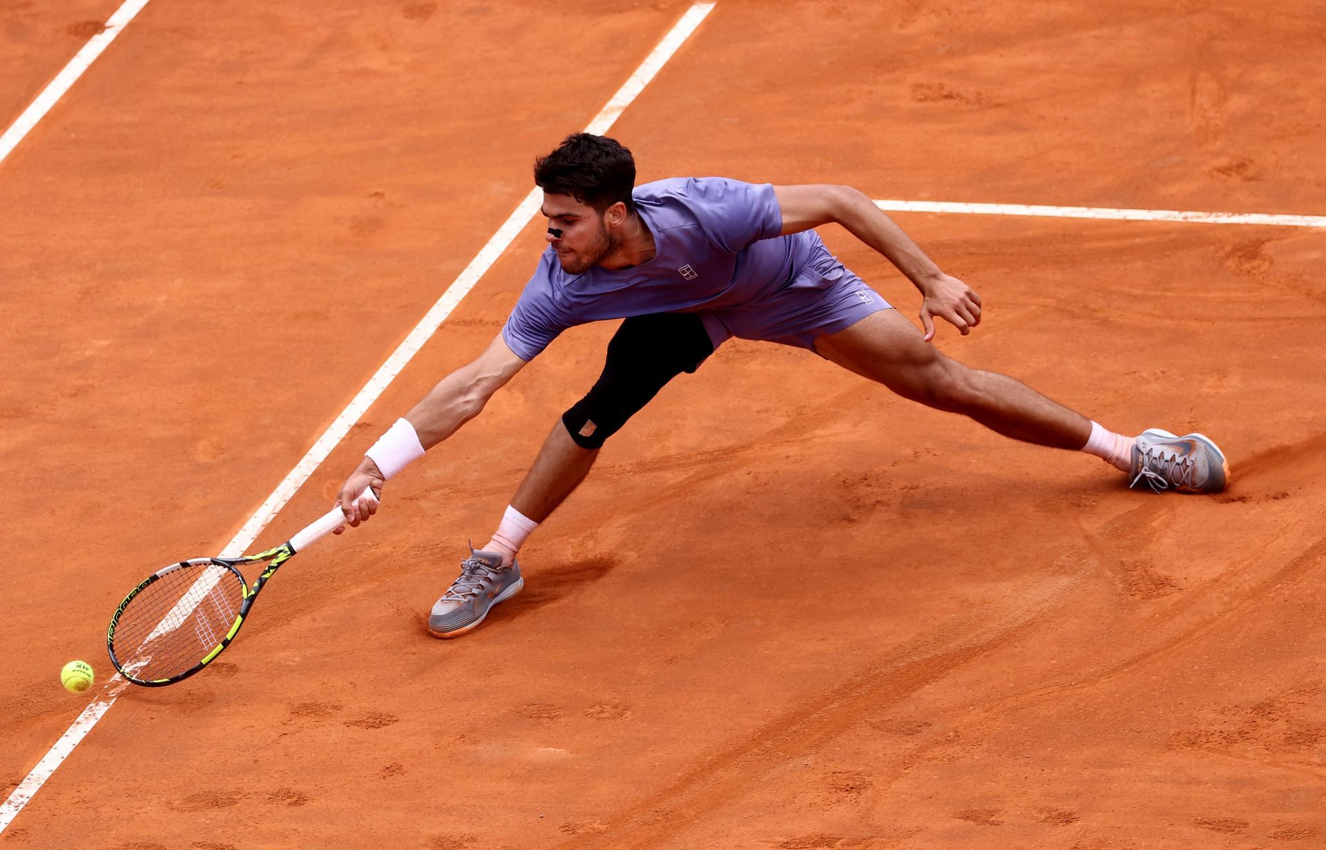 Carlos Alcaraz will be playing in his first Italian Open quarterfinal. (Source: Getty)